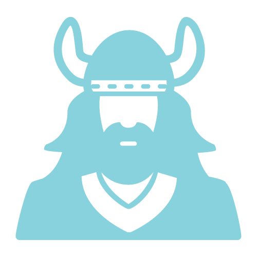 Illustration of a Viking.